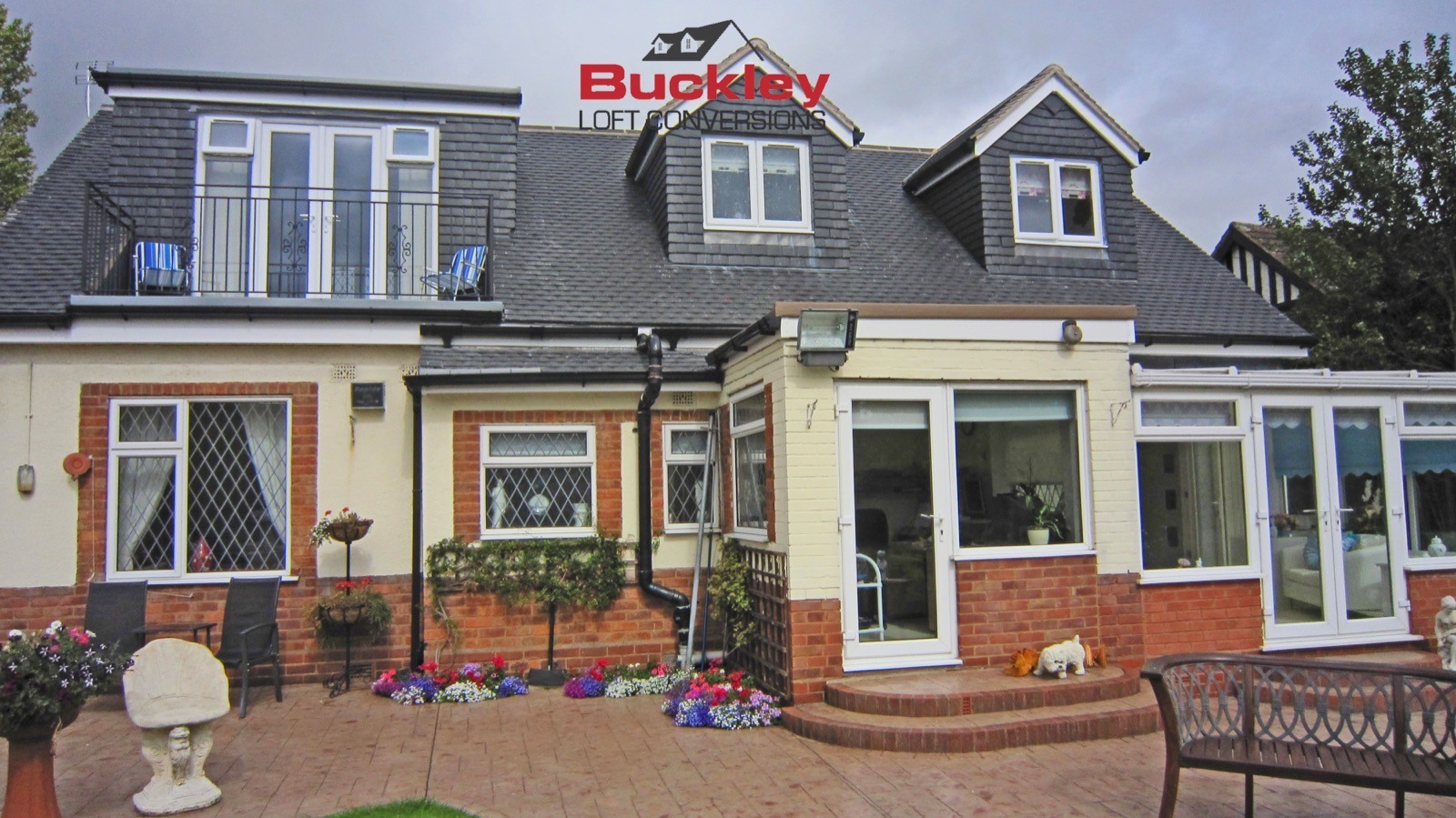 Bungalow after the dormer loft conversion