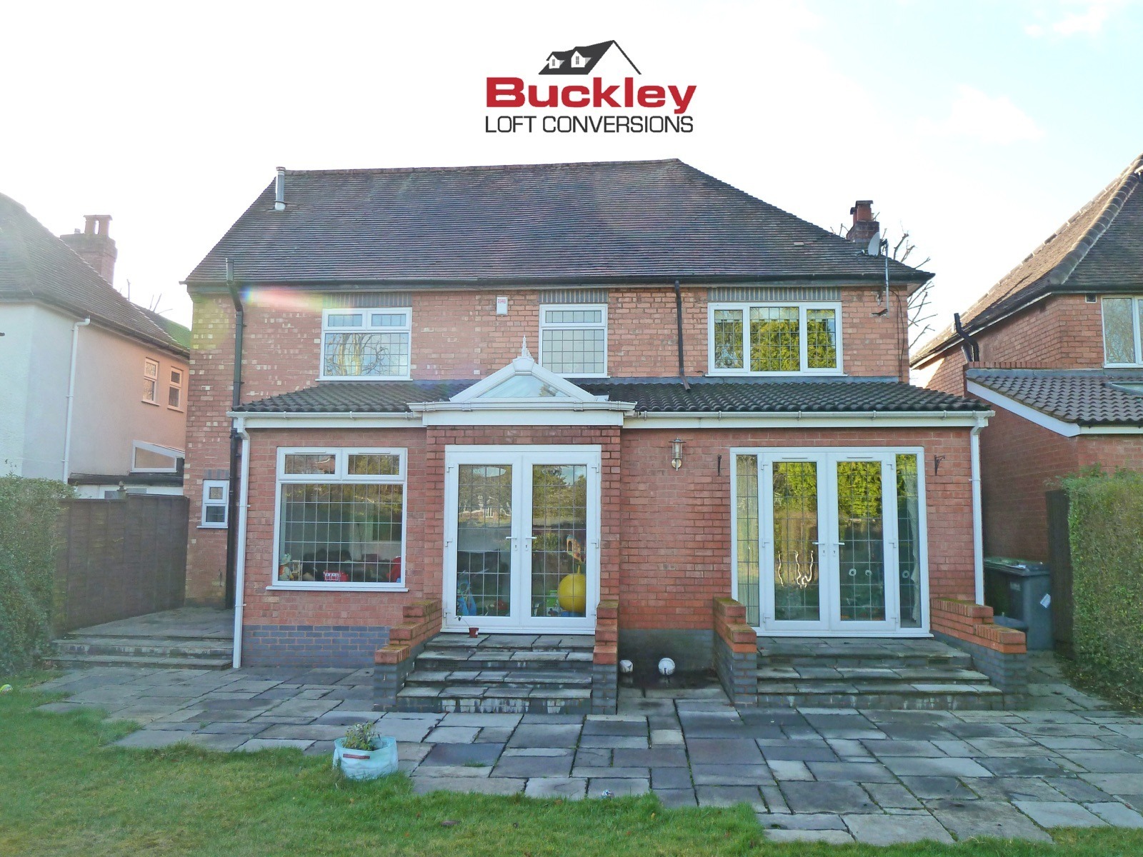 Rear of house before the dormer conversion
